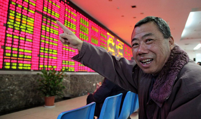 Рынок акций Китая вырос до 7-летнего максимума